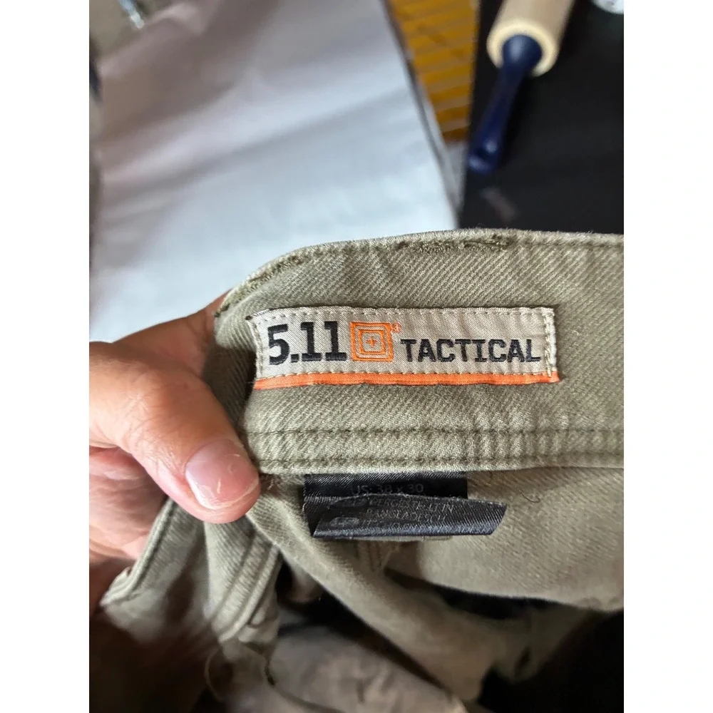 5.11 Tactical Mens Pants Olive‎ Green Work Outdoor Utility 38x30 (Fits 40x30)
